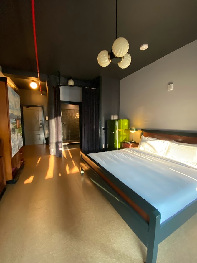 Standard double room with Kind bed at The Ace Hotel in New Orleans